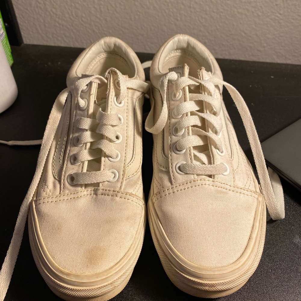 Cream vans